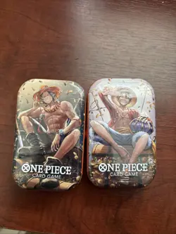 One Piece Card Game Tin Pack Set Vol.2 TS-02 OP-13 Lot of 2 Sealed - Image 1