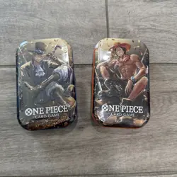 One Piece Card Game Tin Pack Volume 2 OP-13 Set of 2 Brand New Sealed RTS! - Image 1