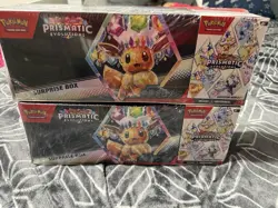 Pokemon Tcg Sam's Club Prismatic Evolutions Booster Bundle + Surprise Box 2x - Image 1