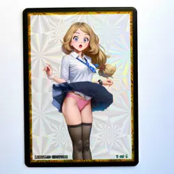 Waifu Anime Card LIMITED 1/1 Custom TCG Holo Goddess Story ACG T14634 - Image 1