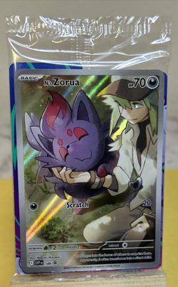 N's Zorua 189 Sv: Scarlet & Violet Promo Cards Holo - Sealed - Image 1