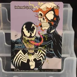 Magic: The Gathering Infernal Grasp Instant Black Venom Spider-Man MARVEL 0018 - Image 1
