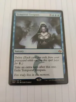 Temporal Trespass Mtg FRf055/185 M Wotc Mtg Edh Magic The Gathering - Image 1