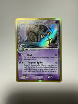 Omastar Pokemon Holon Phantoms 2006 Reverse Holo Stamped 13/110 LP - Image 2