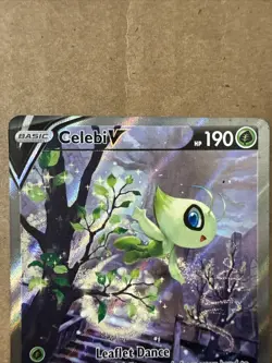 Celebi v 245/264 - Alternate Full Art - Pokemon Fusion Strike - Ultra Rare -NM/M - Image 3