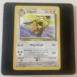 Pokemon TCG Pidgeot Jungle Card 24/64 Unlimited Rare Non-Holo NM - Image 1