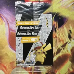 Sealed NM-Mint Ash's Pikachu - SM108 - Promo - SM Black Star Promo Pokemon - Image 2