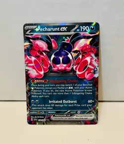 Pecharunt ex039/064 Double Rare Shrouded Fable Scarlet and Violet Pokemon TCG - Image 1