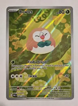 ROWLET ILLUSTRATION RARE Pokemon TCG: Perfect Order 090/088 - Image 1