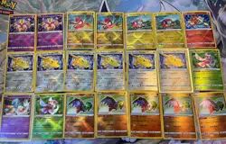 21 Radiant Rare Foil Pokemon Collection, Alakazam, Steelix, Eternatus Etc Lot - Image 1