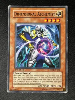 SDDE-EN002 Dimensional Alchemist LP - 1st Edition The Dark Emperor - Yu-Gi-Oh - Image 1