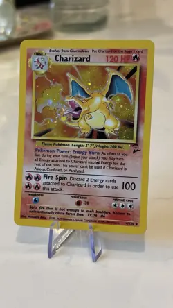 Pokemon TCG 2000 Base Set 2 Charizard 4/130 Rare Holo Card - Image 2