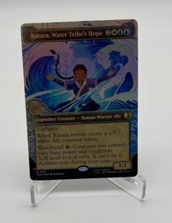 Magic The Gathering Trading Card Avatar Katara Water Tribe's Hope Foil TLA 0351 - Image 1