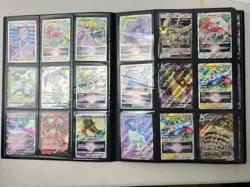 Pokemon Binder w/ 180 Cards, Includes Full Arts, Holos, Vintage, Modern NM/LP/MP - Image 1