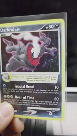 Pokemon Darkrai TCG LV. 50 Holo DP24 Diamond and Pearl Black Star Promo Card - Image 2