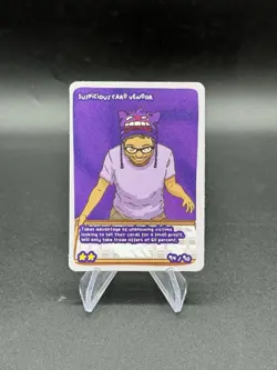 Pokedoodles Series 1 Suspicious Card Vendor 94/90 Pokemon Fan Art Derpy Card - Image 1