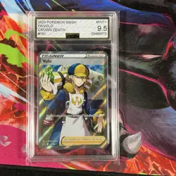 Pokemon Volo Crown Zenith Ultra Rare Full Art Holo Trainer 151/159 AGS 9.5 Card - Image 1
