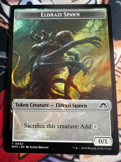 MTG Modern Horizons 3 TOKEN Eldrazi Spawn #0002 Energy Reserve #0036 - Image 1