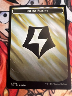 MTG Modern Horizons 3 TOKEN Eldrazi Spawn #0002 Energy Reserve #0036 - Image 2