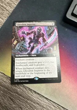 Ghoulish Impetus (Extended Art) Commander Masters Regular - Image 1