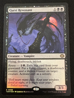 Qarsi Revenant (0086) (Foil) (Rare) - MTG - Tarkir: Dragonstorm M/NM - Image 1