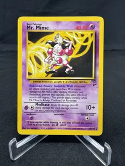 Mr.Mime 27/130- Base Set 2 Unlimited MP- Pokemon TCG - Image 1
