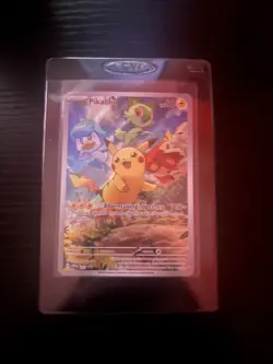 POKEMON TCG PIKACHU SVP BLACK STAR PROMO #023 REGULAR 60HP ADVENTURING TOGETHER - Image 1