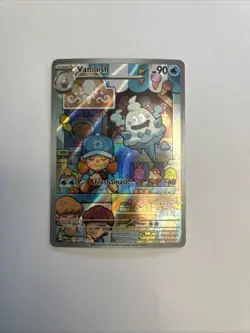 Pokemon TCG Vanillish Paradox Rift 190/182 Holo Illustration Rare Festive Stamp - Image 1