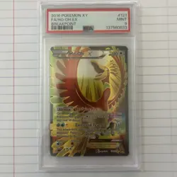 Ho-Oh EX 121/122 Holo Full Art Pokemon TCG XY Breakpoint 2016 English PSA 9 Mint - Image 1