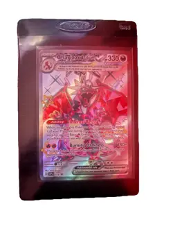 2024 POKEMON SVPN CHARIZARD EX FULL ART PROMO HOLO #074 330 HP ENGLISH - Image 1