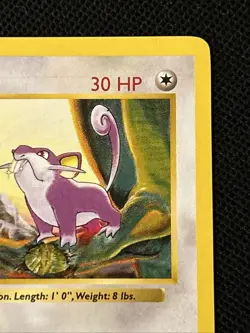 Pokemon Rattata 061/102 (1st Edition) (Shadowless) Never Played *Near Mint*￼ - Image 4