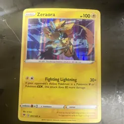 Pokemon Zeraora Cosmos Holo 061/185 VIV Vivid Voltage NM - Image 1
