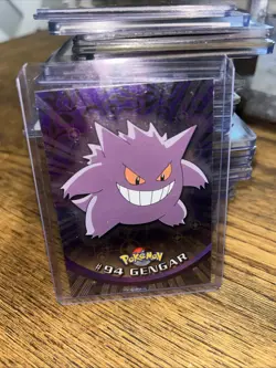 Pokemon Topps Chrome Gengar #94 Excellent Condition Holo Foil TV Animation 2000 - Image 2