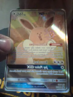 Pokemon TCG Eevee-GX SM233 SM Black Star Promos Holo NM - Image 1