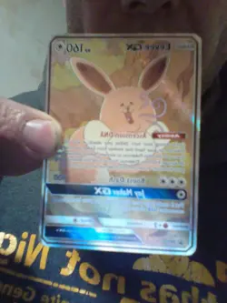 Pokemon TCG Eevee-GX SM233 SM Black Star Promos Holo NM - Image 3