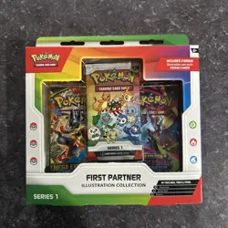 Pokemon Mega Evolution First Partner Illustration Collection Box Series 1 - Image 1