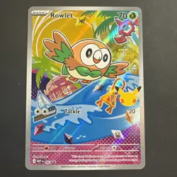 Rowlet MEP 043 Promo - Illustration Rare - Pokemon TCG: 30th Anniversary - NM - Image 1