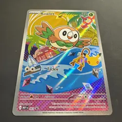 Rowlet MEP 043 Promo - Illustration Rare - Pokemon TCG: 30th Anniversary - NM - Image 2