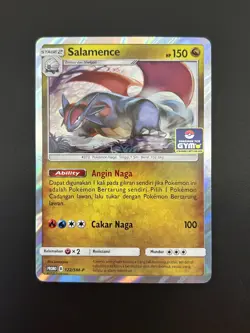 Pokemon TCG Salamence Gym Stamp Promo Indonesia 122/SM-P NEAR MINT US Seller - Image 1