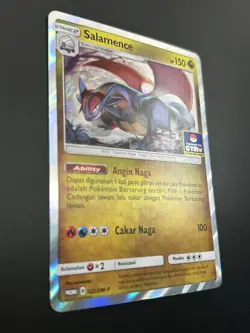 Pokemon TCG Salamence Gym Stamp Promo Indonesia 122/SM-P NEAR MINT US Seller - Image 2