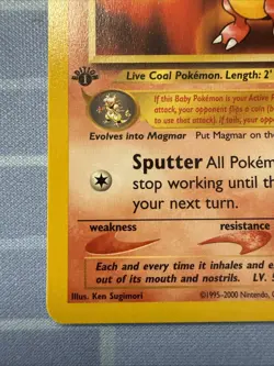 Pokemon Magby 23/111 1st Edition Neo Genesis 2000 - Image 5