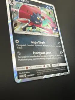 Pokemon TCG Weavile Gym Stamp Promo Indonesia 120/SM-P NEAR MINT US Seller - Image 2