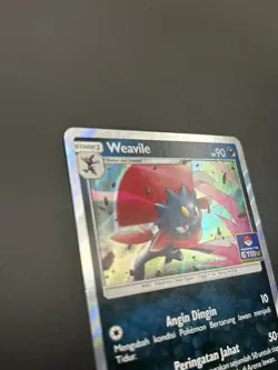 Pokemon TCG Weavile Gym Stamp Promo Indonesia 120/SM-P NEAR MINT US Seller - Image 3