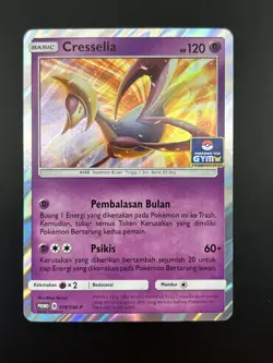 Pokemon TCG Cresselia Gym Stamp Promo Indonesia 119/SM-P NEAR MINT US Seller - Image 1
