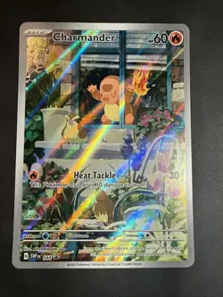 Pokemon SV Black Star Promo Charmander SVP EN 044 Illustration Rare - Image 1