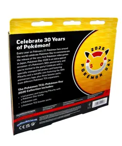 Pokemon TCG Pokemon Day 2026 Collection Box 30th Anniversary Sealed New - Image 3