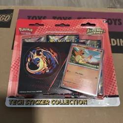 Pokemon Mega Evolution Ascended Heroes Tech Sticker Collection feat. Charmander - Image 1