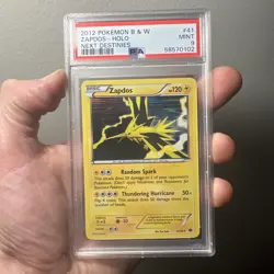 2012 Pokemon Black And White ( B & W ) Next Destinies #41 Zapdos Holo PSA 9 - Image 1