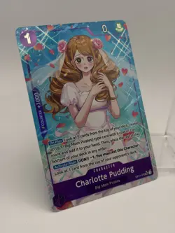 One Piece Charlotte Pudding Alternate Art OP11-070 SR Foil NM ENGLISH - Image 2