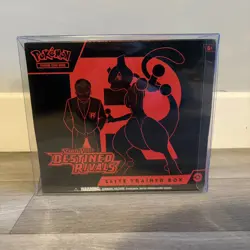 Destined Rivals Elite Trainer Box ETB With Acrylic Case New and Sealed English - Image 1